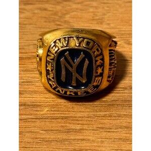 Vintage New‎ York Yankees NY MLB Baseball Citibank Promotional Ring Size 9